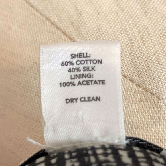 Ann Taylor Loft Black Cotton Silk Mini Skirt Sz 8 - Picture 5 of 6